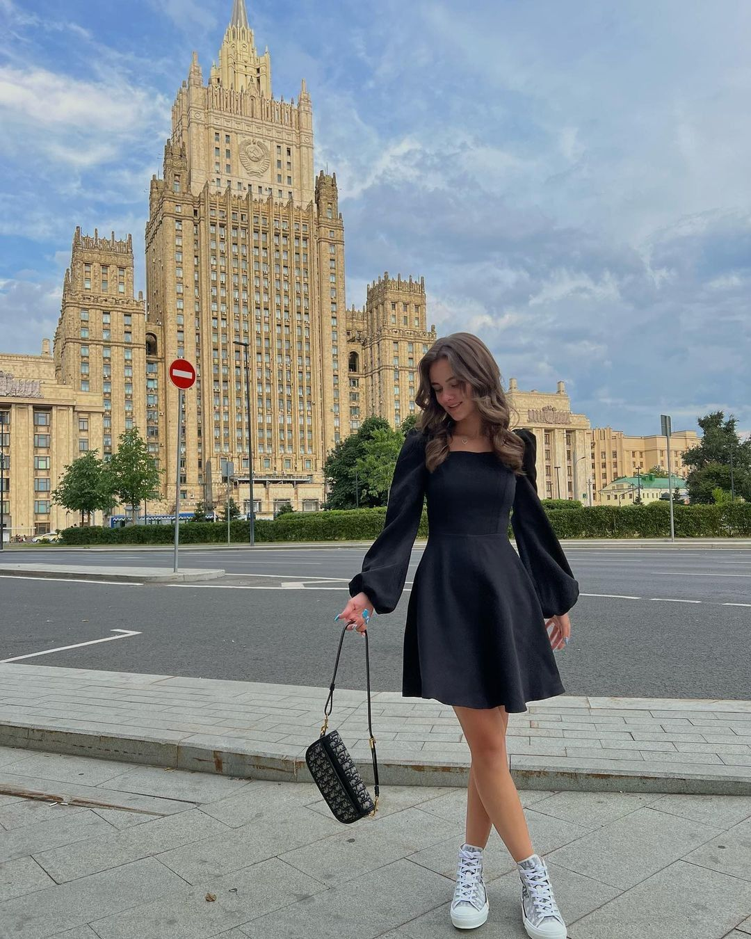 Vintage A-line Black Homecoming Dress Black Party Dress Y2351 - VelvetHem