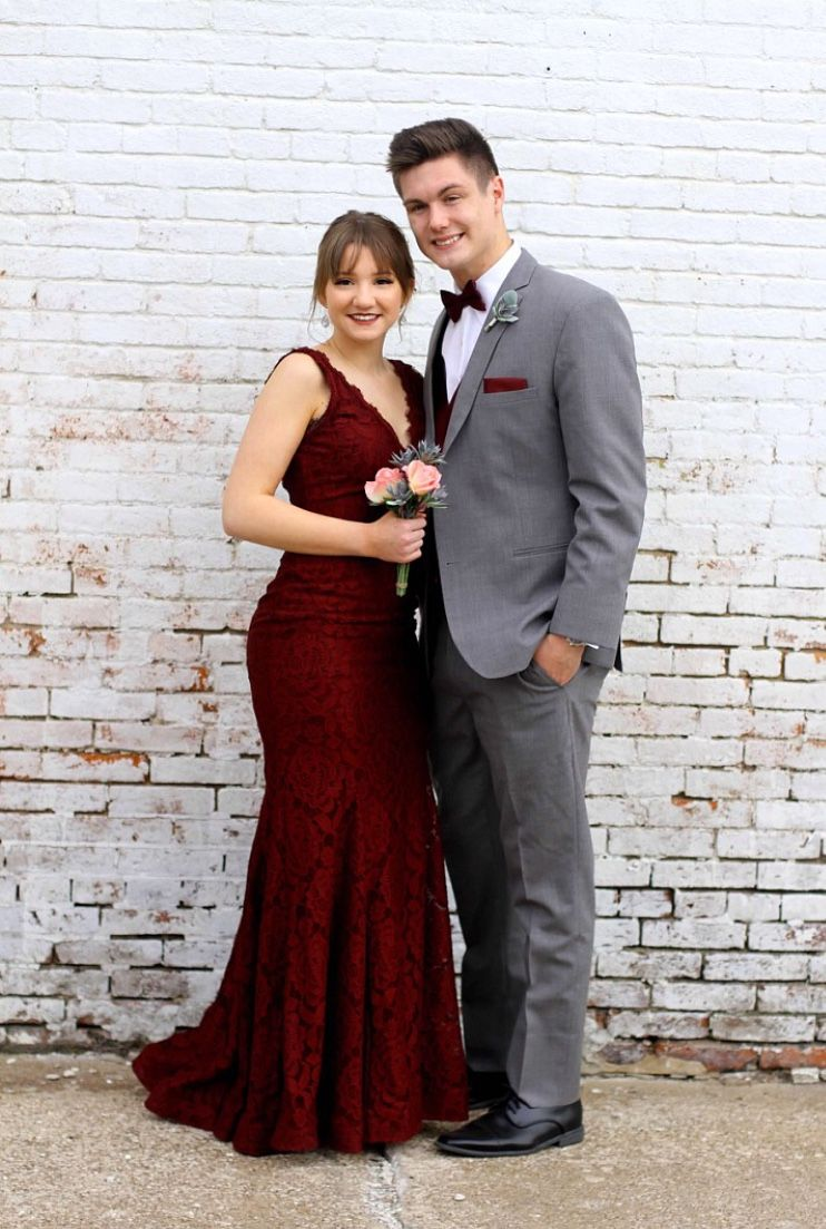 Elegant Mermaid Lace Prom Dress,Lace Evening Gown - VelvetHem