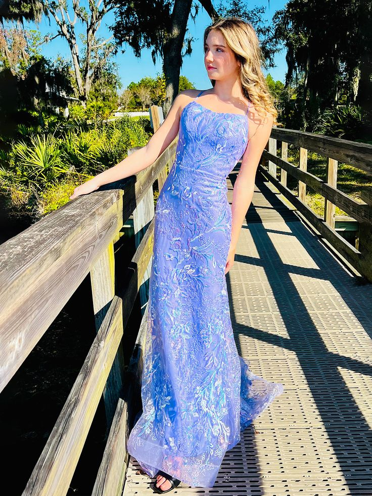 Sparkly Spaghetti Straps Lace Sequins Evening Dress,Purple Mermaid Prom Dress Party Gown - VelvetHem