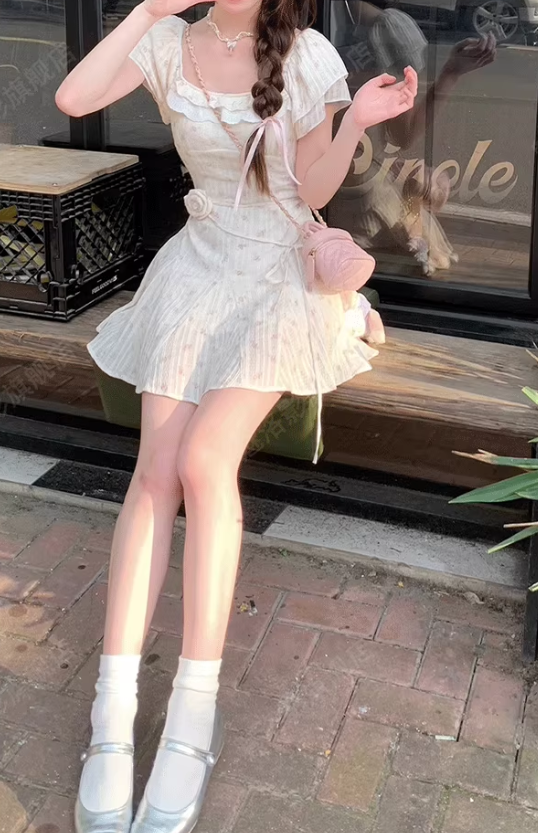 French-style 2026 New Pretty Women's Summer Short Dress - VelvetHem