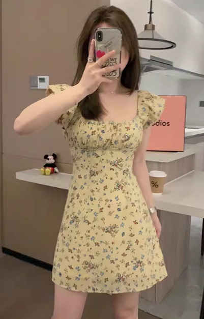 French-style 2026 New Pretty Women's Summer Short Dress - VelvetHem