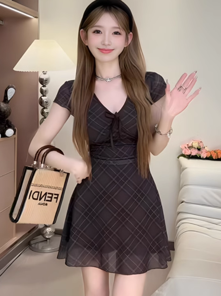 French-style 2026 New Pretty Women's Summer Short Dress - VelvetHem
