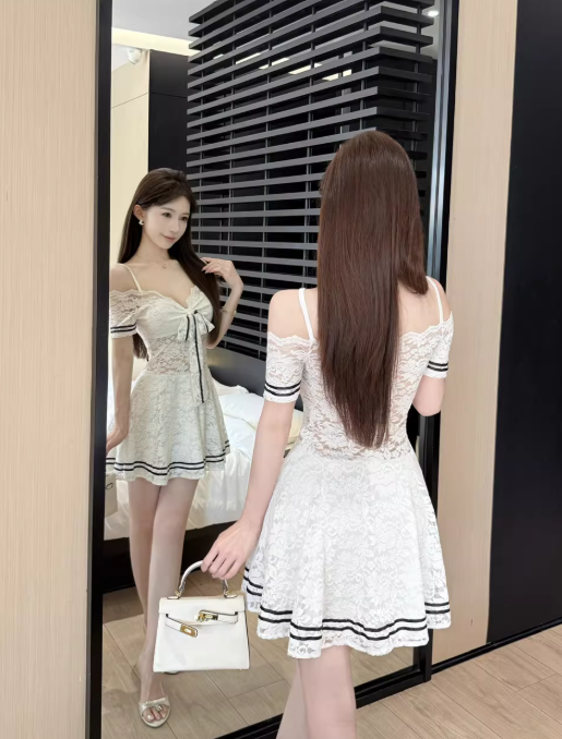 French-style 2026 New Pretty Women's Summer Short Dress - VelvetHem