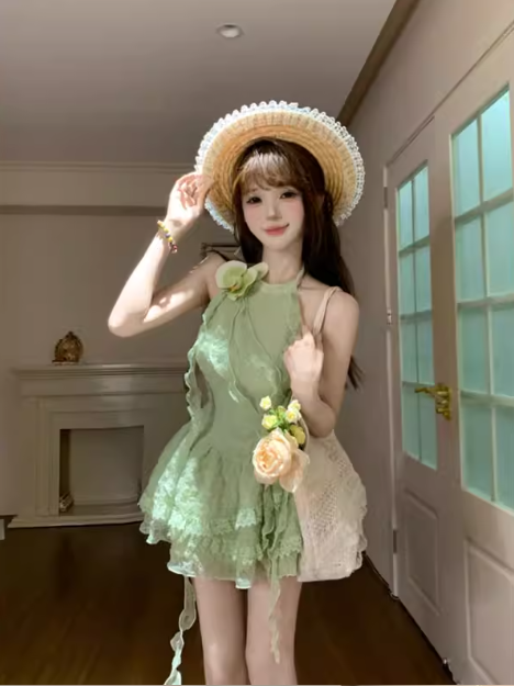 French-style 2026 New Pretty Women's Summer Short Dress - VelvetHem
