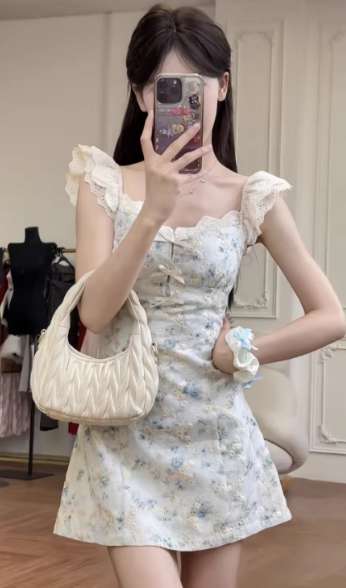 French-style 2026 New Pretty Women's Summer Short Dress - VelvetHem