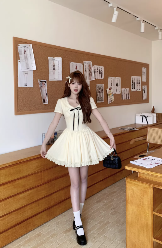 French-style 2026 New Pretty Women's Summer Short Dress - VelvetHem