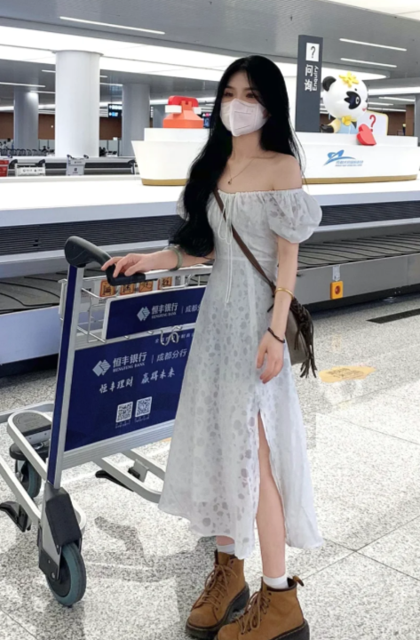 New Pretty French-style Elegant Summer Women's Long Dress - VelvetHem