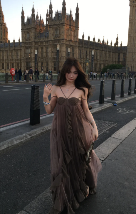 New Pretty French-style Elegant Summer Women's Long Dress - VelvetHem