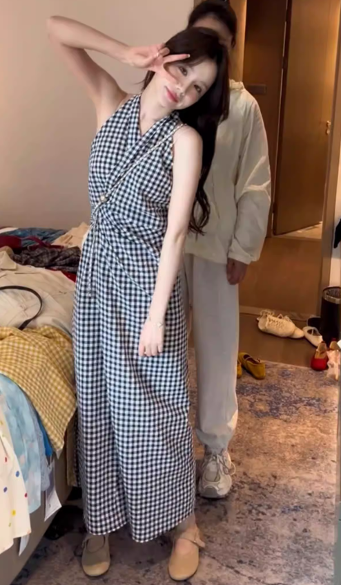 New Pretty French-style Elegant Summer Women's Long Dress - VelvetHem