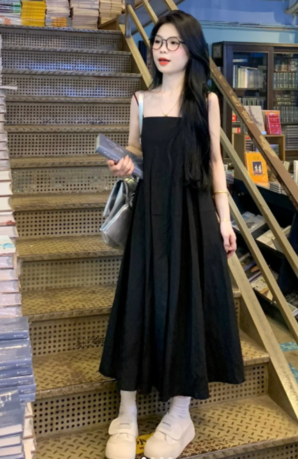 New Pretty French-style Elegant Summer Women's Long Dress - VelvetHem