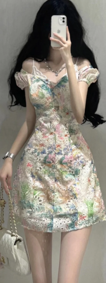 French-style 2026 New Pretty Women's Summer Short Dress - VelvetHem
