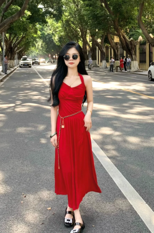 New Pretty French-style Elegant Summer Women's Long Dress - VelvetHem