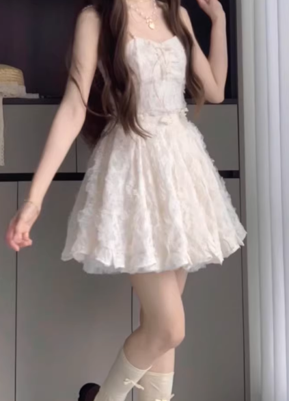 French-style 2026 New Pretty Women's Summer Short Dress - VelvetHem