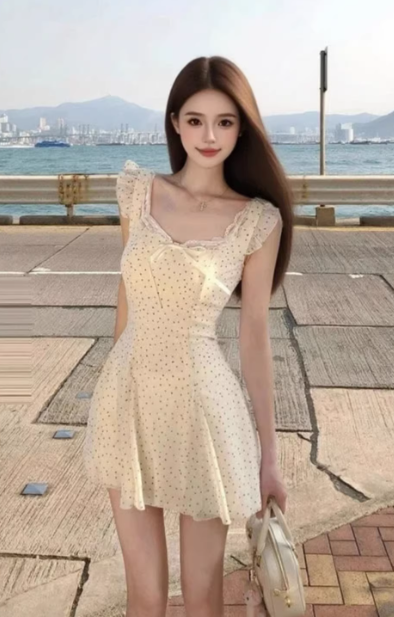 French-style 2026 New Pretty Women's Summer Short Dress - VelvetHem
