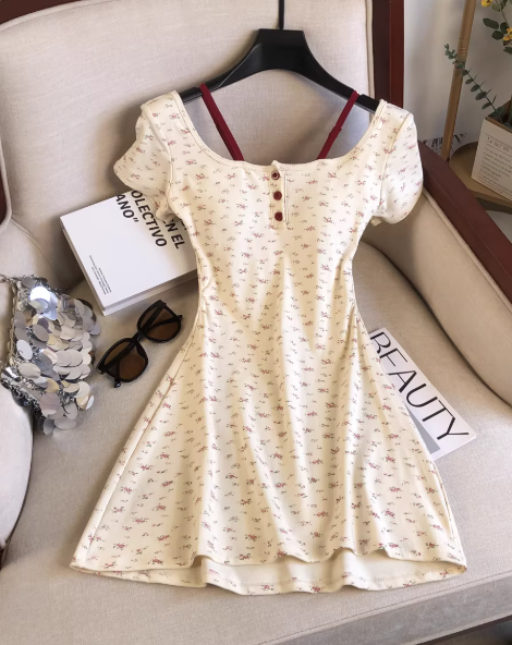 French-style 2026 New Pretty Women's Summer Short Dress - VelvetHem