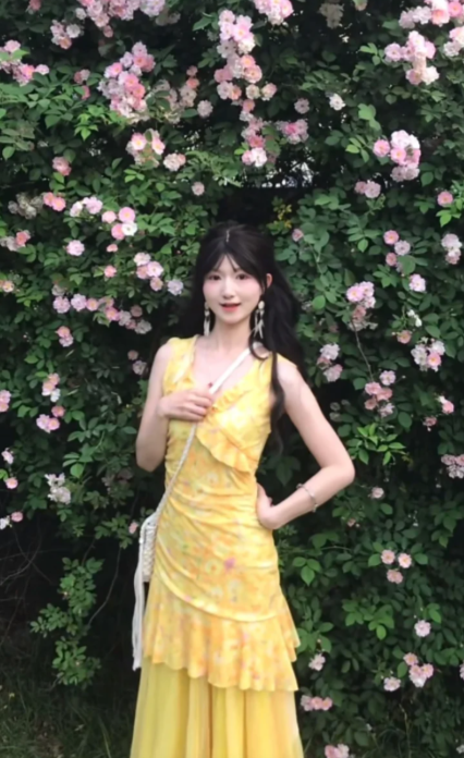 New Pretty French-style Elegant Summer Women's Long Dress - VelvetHem