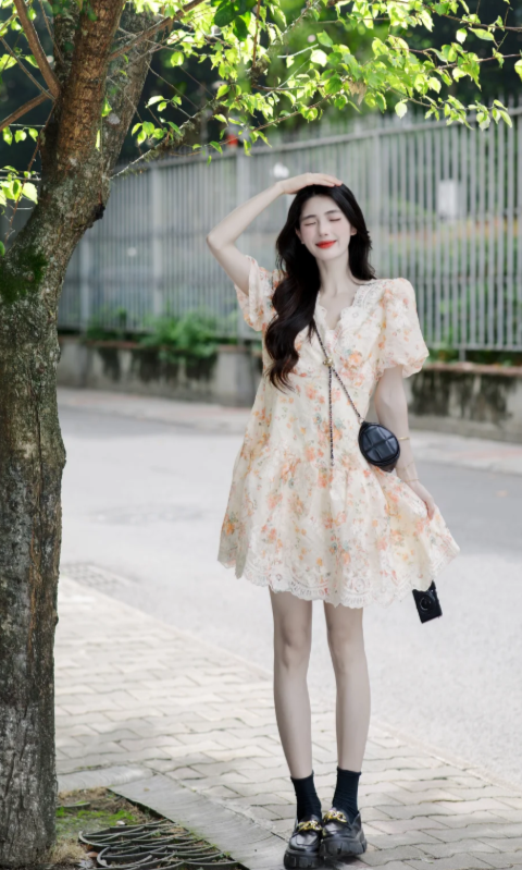 French-style 2026 New Pretty Women's Summer Short Dress - VelvetHem