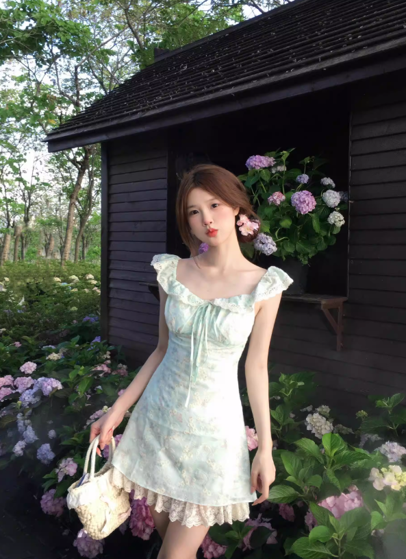 French-style 2026 New Pretty Women's Summer Short Dress - VelvetHem