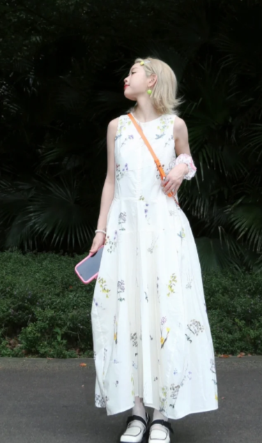New Pretty French-style Elegant Summer Women's Long Dress - VelvetHem
