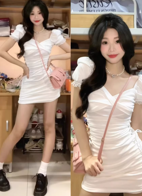 French-style 2026 New Pretty Women's Summer Short Dress - VelvetHem