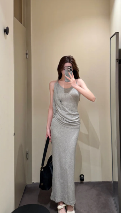 New Pretty French-style Elegant Summer Women's Long Dress - VelvetHem