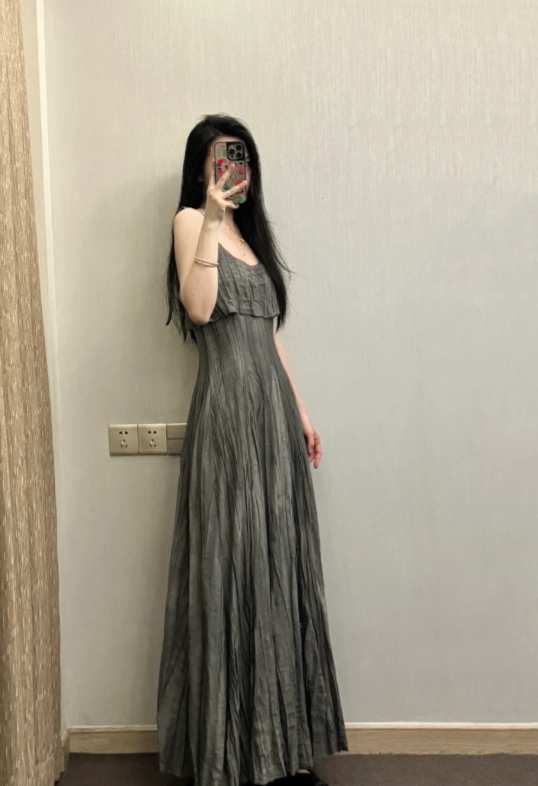 New Pretty French-style Elegant Summer Women's Long Dress - VelvetHem