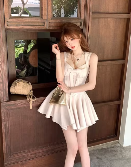 French-style 2026 New Pretty Women's Summer Short Dress - VelvetHem