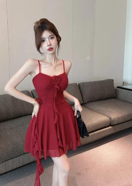 French-style 2026 New Pretty Women's Summer Short Dress - VelvetHem