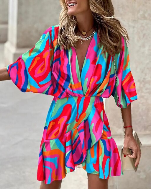 Nina Elegant and Versatile Summer Dress for Women Feminine Flowy Style