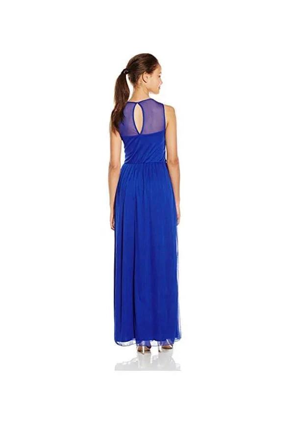 A-line Royal Blue Beading Long Prom Dress Evening Dress (ZD13176)