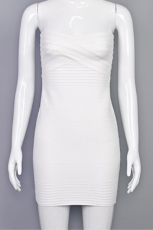 Aaliyah Bandage Mini Dress - Lipstick Red