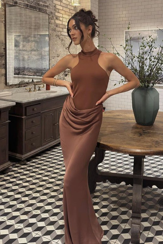 Cutout Sleeveless Slim Fit Maxi Dress - View 6 | VelvetHem