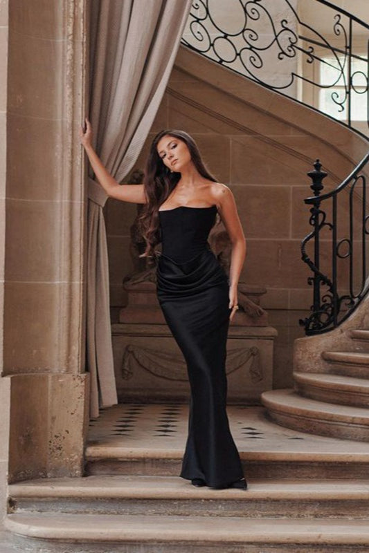 Backless Cinched Waist Maxi Dress - View 7 | VelvetHem