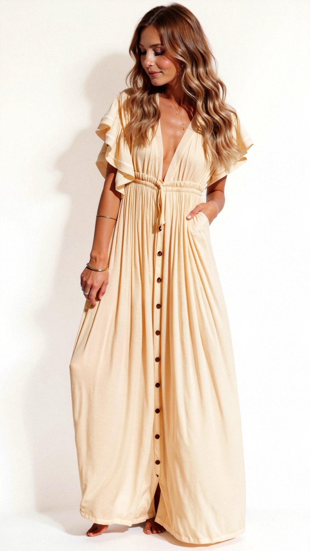 Teresa Exclusive Dress Casual Ruffles Elevated Occasion Wear