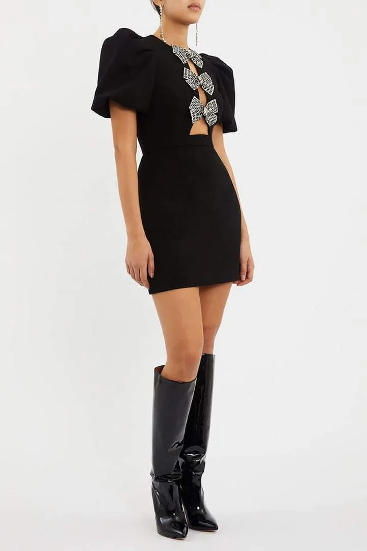 Nora Bow Mini Dress
