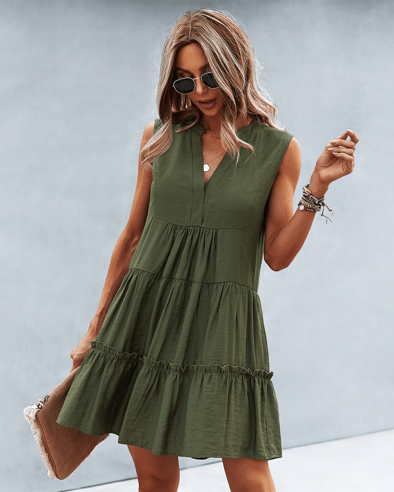 Olga Stylish Summer Dress for Women Bold Statement Look