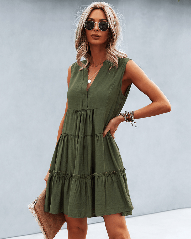 Olga Stylish Summer Dress for Women Bold Statement Look
