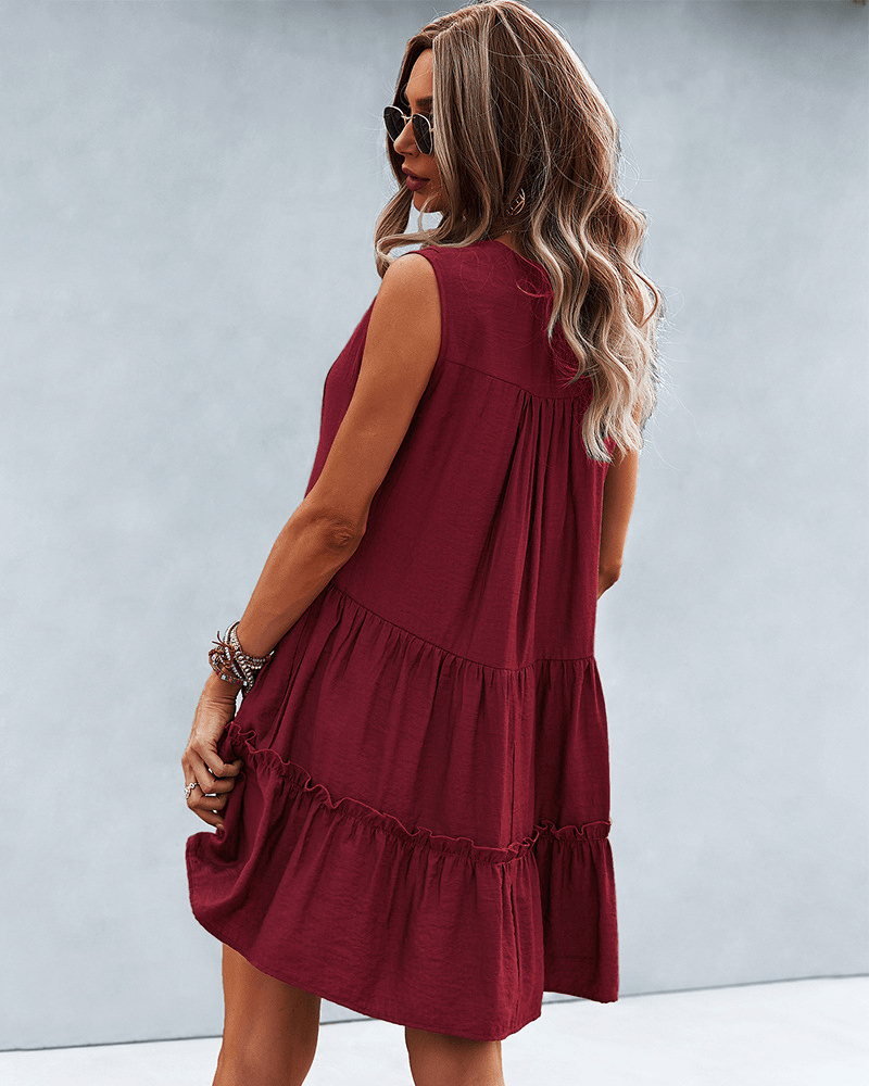 Olga Stylish Summer Dress for Women Bold Statement Look