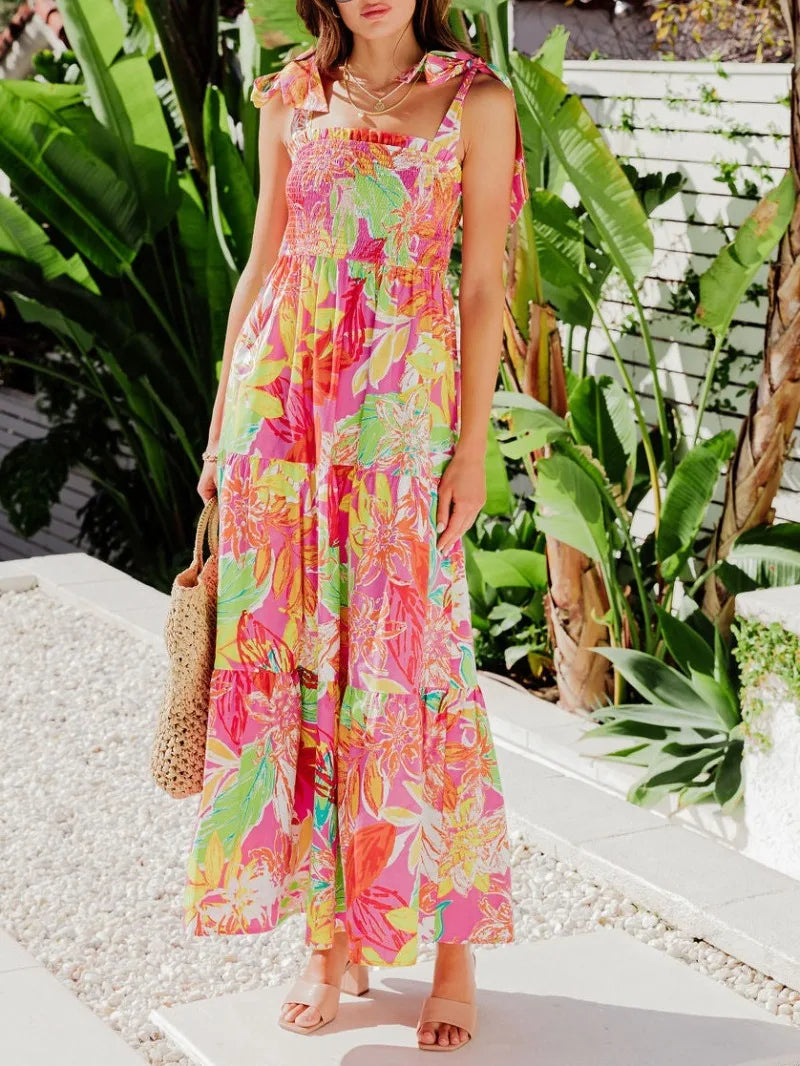 Yolanda Aesthetic Silk Dress for Summer Statement Occasion Edit