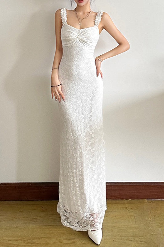 Sleeveless High Waist Maxi Dress - View 5 | VelvetHem