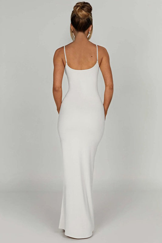 Backless Spaghetti Strap Bodycon Maxi Dress - View 13 | VelvetHem