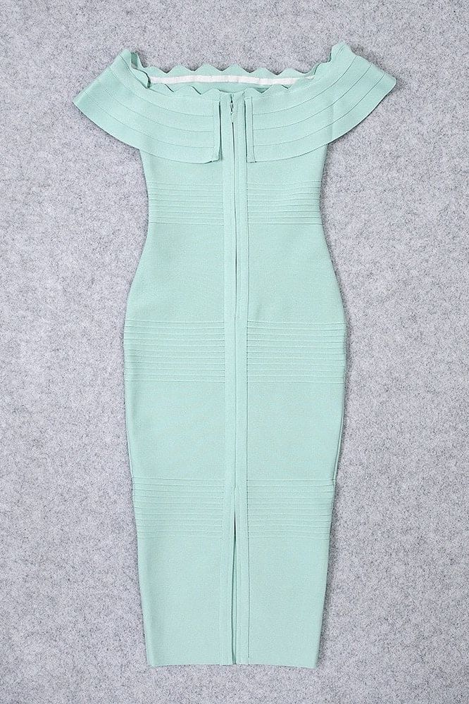 Billie Bandage Midi Dress - Mint Green