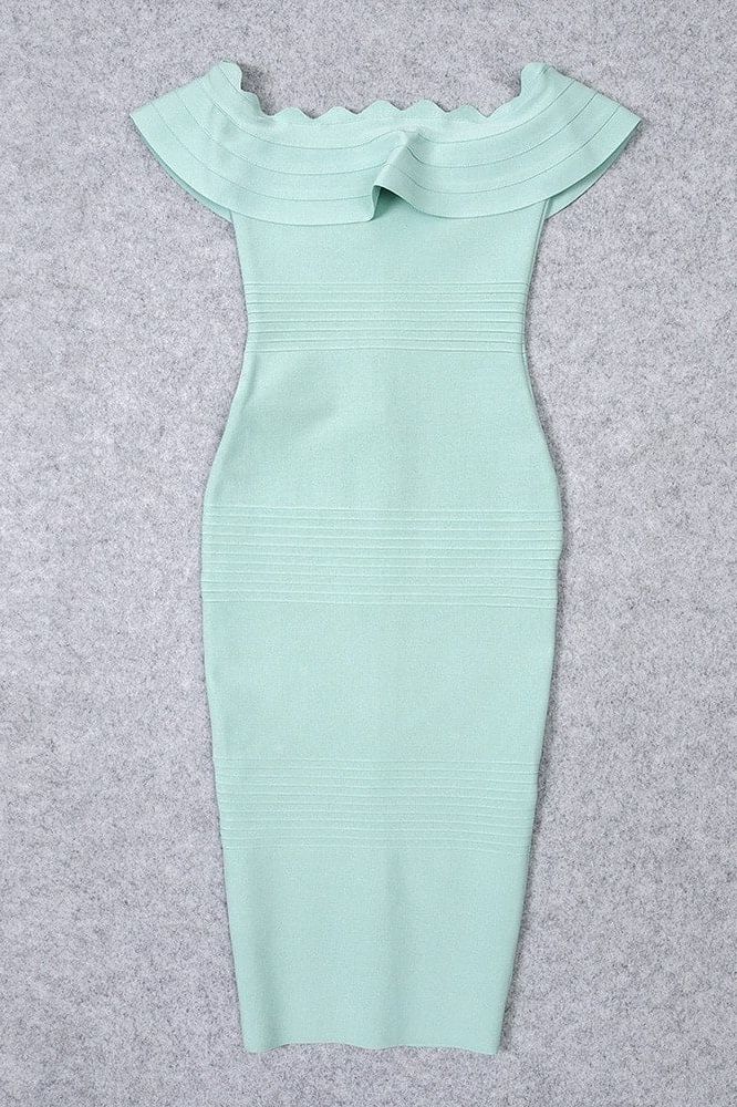 Billie Bandage Midi Dress - Mint Green