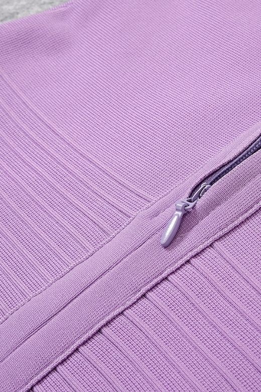 Billie Bandage Midi Dress - Violet Purple