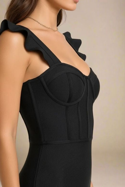 Bonnie Bandage Dress - Classic Black