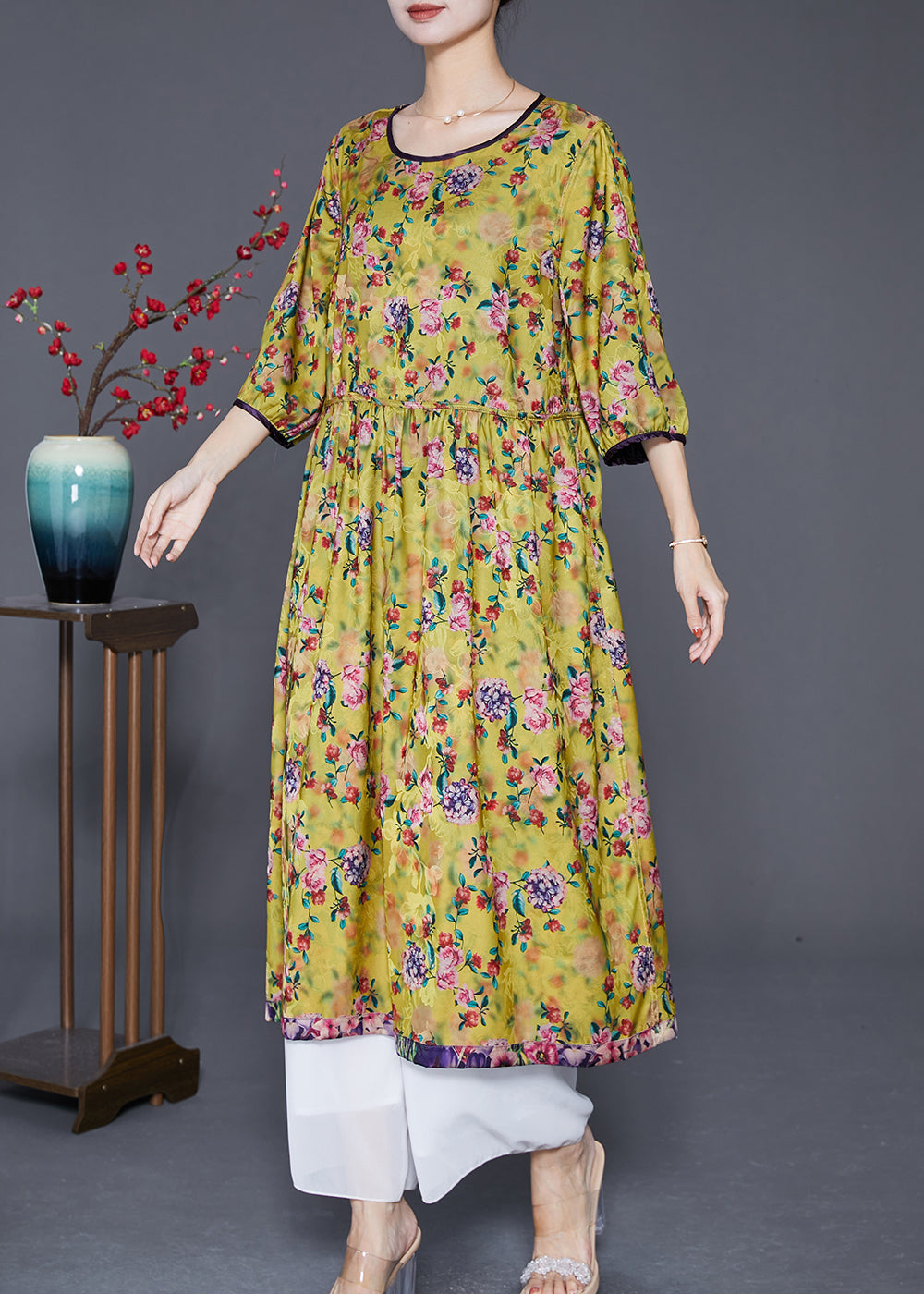 A Vintage Style Dress with Delicate Timeless Details