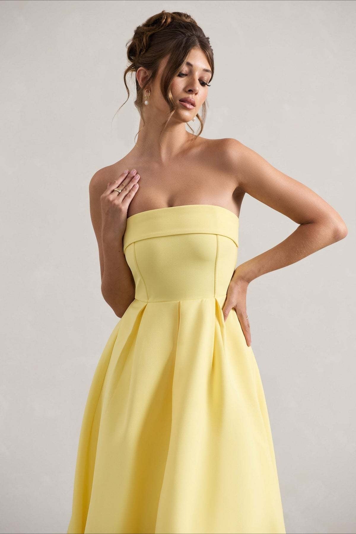 Bandage Strapless Party Dress - View 12 | VelvetHem