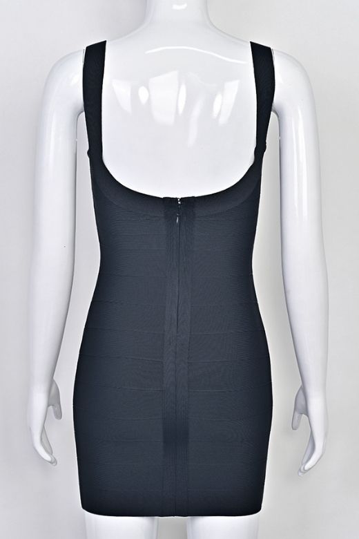 Cindy Bandage Mini Dress - White Pearl