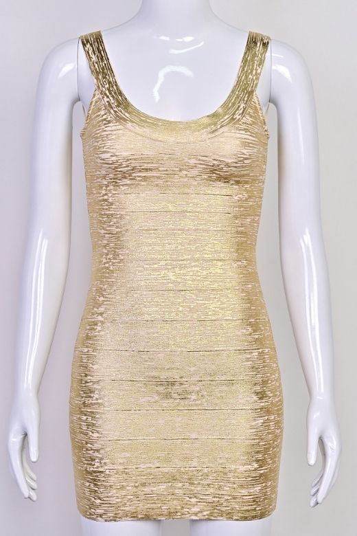 Cindy Bandage Mini Dress - Rose