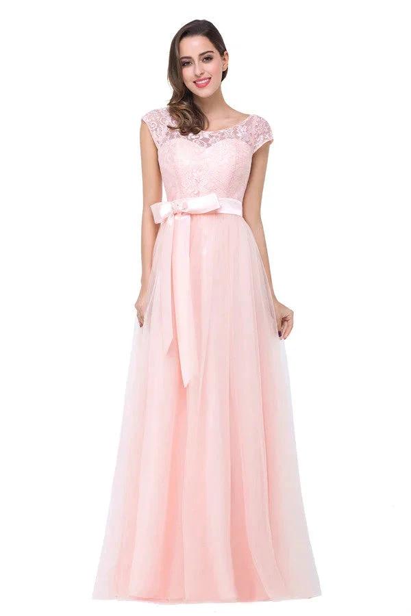 Crew Floor-length A-line Sashes Chiffon Bridesmaid Dresses (ZD13084)